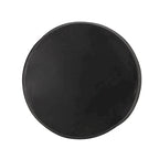 Table d'appoint contemporaine en béton avec motif ajouré, noire