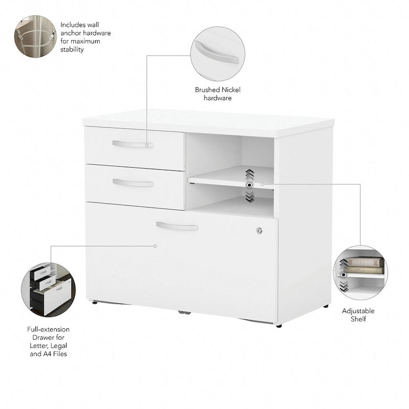 Armoire de rangement avec tiroirs