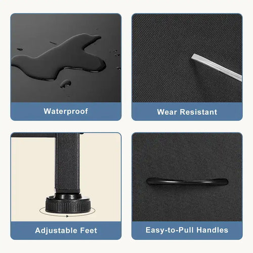 Commode en tissu à 4 tiroirs, Organiseur de rangement pliable