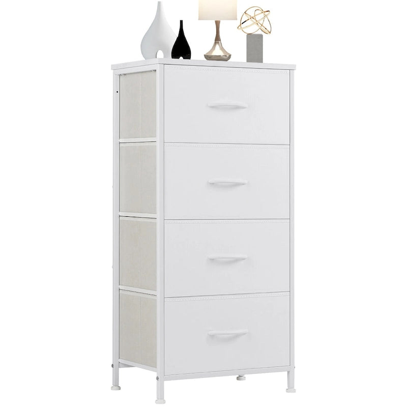 Commode en tissu à 4 tiroirs, Organiseur de rangement pliable