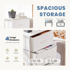 Commode en tissu à 4 tiroirs, Organiseur de rangement pliable