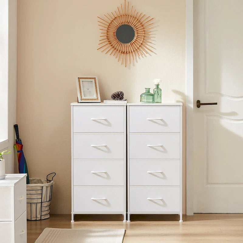 Commode en tissu à 4 tiroirs, Organiseur de rangement pliable