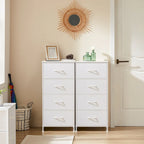 Commode en tissu à 4 tiroirs, Organiseur de rangement pliable