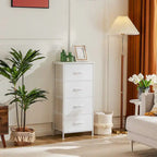 Commode en tissu à 4 tiroirs, Organiseur de rangement pliable