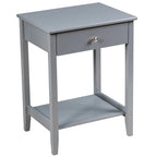 Table de chevet avec tiroir de rangement pour chambre à coucher