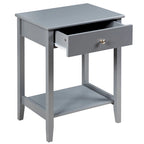 Table de chevet avec tiroir de rangement pour chambre à coucher