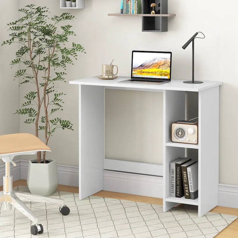 Petit bureau informatique avec rangement Bureau d'écriture moderne avec