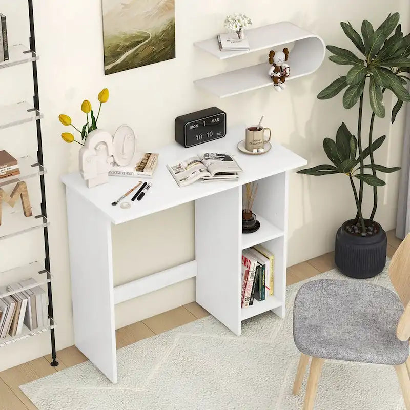 Petit bureau informatique avec rangement Bureau d'écriture moderne avec