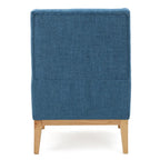 Fauteuil d'appoint rembourré du milieu du siècle - 27,50 L x 28,50 P x 36,50 H