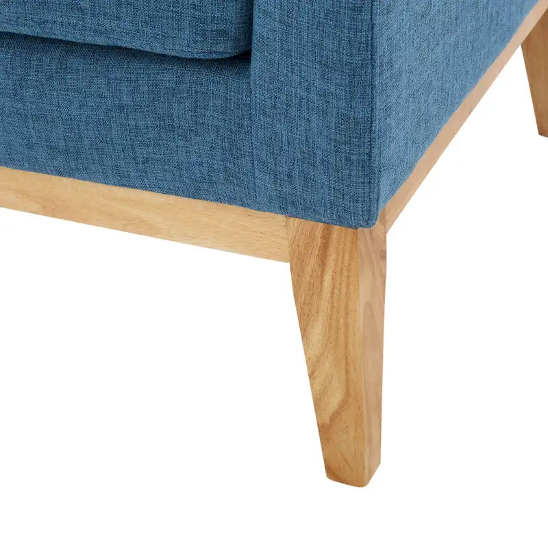 Fauteuil d'appoint rembourré du milieu du siècle - 27,50 L x 28,50 P x 36,50 H