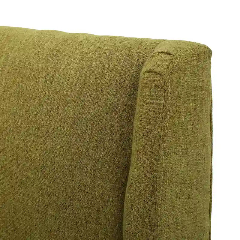 Fauteuil d'appoint rembourré du milieu du siècle - 27,50 L x 28,50 P x 36,50 H