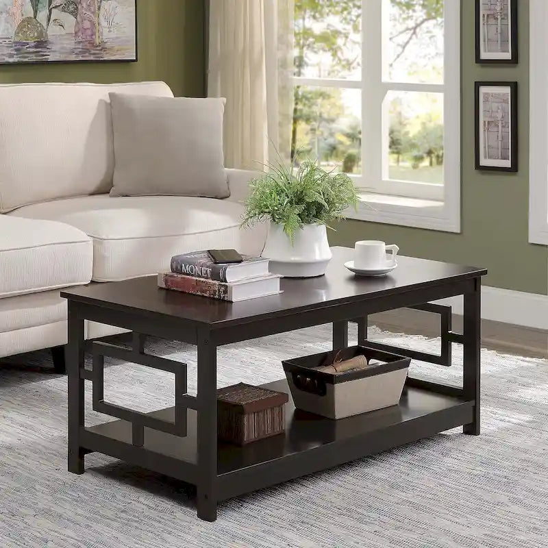 Table basse avec étagère Town Square de Convenience Concepts