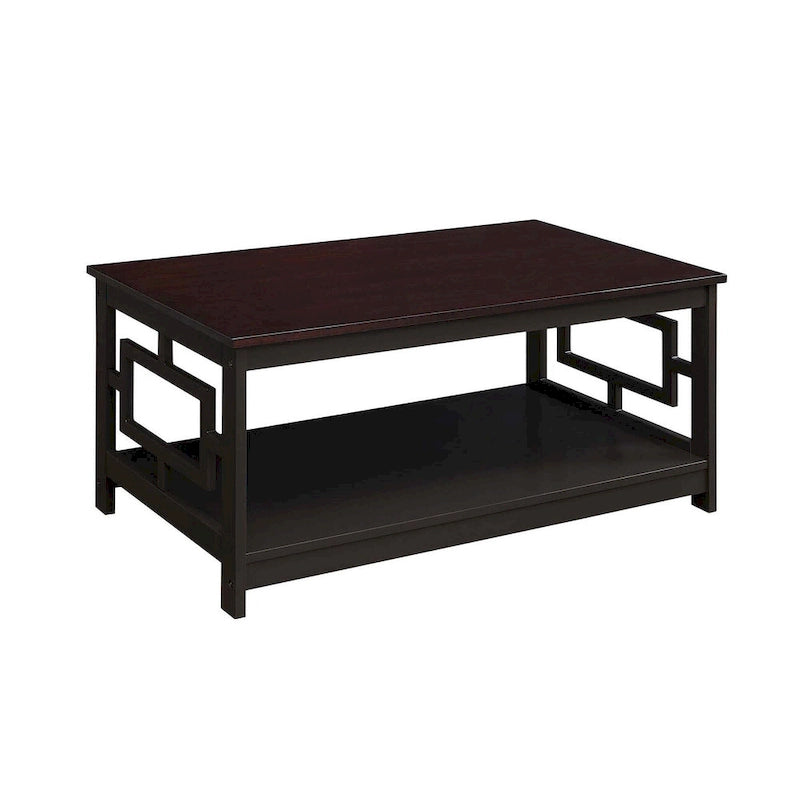 Table basse avec étagère Town Square de Convenience Concepts