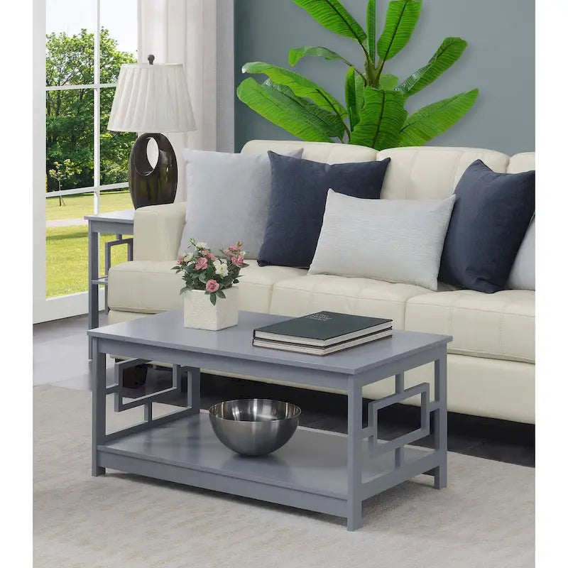 Table basse avec étagère Town Square de Convenience Concepts