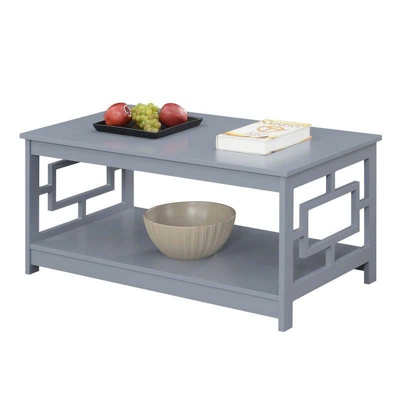 Table basse avec étagère Town Square de Convenience Concepts