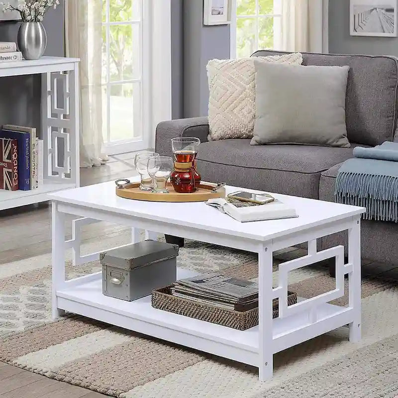 Table basse avec étagère Town Square de Convenience Concepts