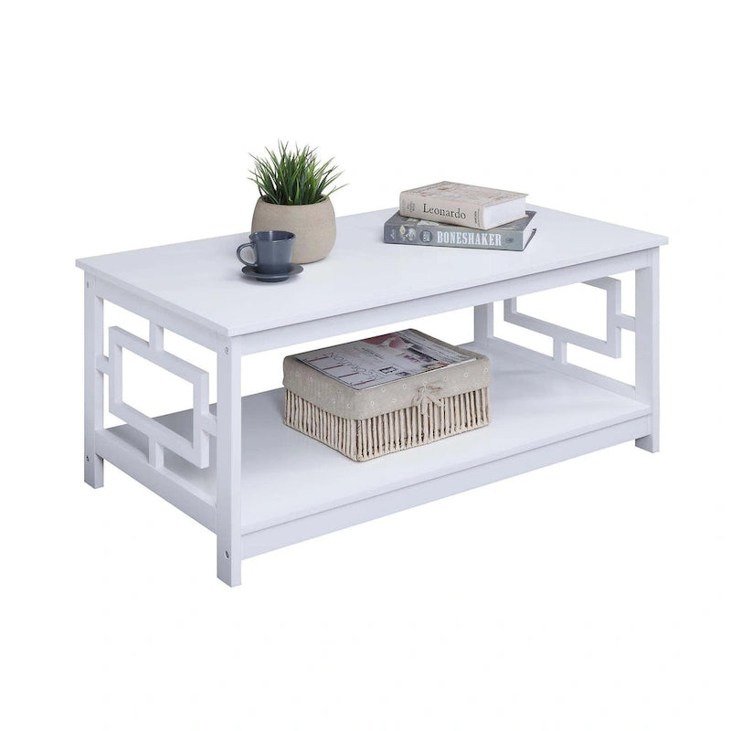 Table basse avec étagère Town Square de Convenience Concepts