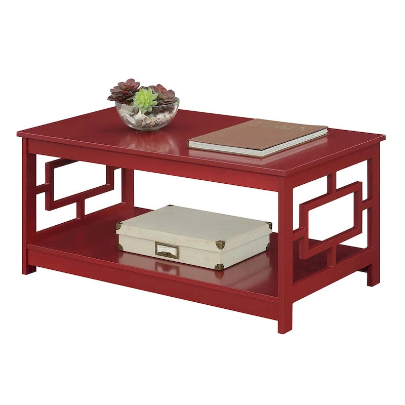 Table basse avec étagère Town Square de Convenience Concepts