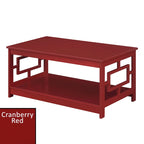 Table basse avec étagère Town Square de Convenience Concepts