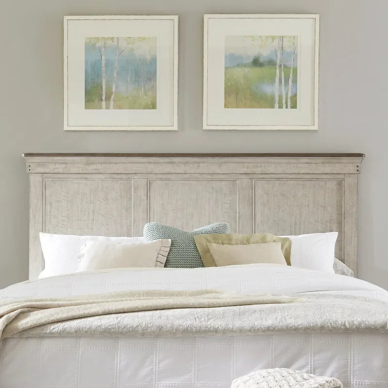 Lit de rangement en lin vieilli Ivy Hollow