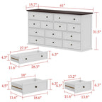 Commode multi-tiroirs contemporaine pour un rangement élégant