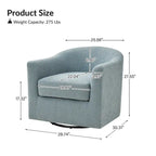 Fauteuil de bureau pivotant ergonomique moderne en tissu bouclette