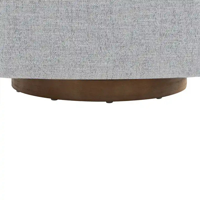 Fauteuil d'appoint pivotant baquet rembourré moderne pour salon