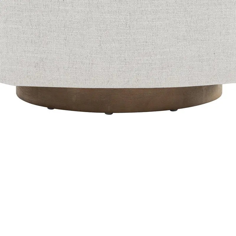 Fauteuil d'appoint pivotant baquet rembourré moderne pour salon