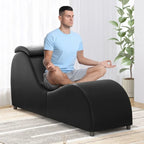 Chaise longue de yoga incurvée, Chaise de yoga d'intérieur pour adultes, pour étirements, exercices, relaxation