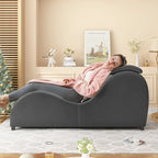 Chaise longue de yoga incurvée, Chaise de yoga d'intérieur pour adultes, pour étirements, exercices, relaxation