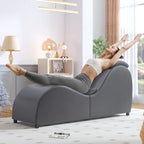 Chaise longue de yoga incurvée, Chaise de yoga d'intérieur pour adultes, pour étirements, exercices, relaxation