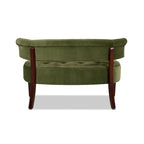 Banquette causeuse touffetée 51 (moderne, avec accoudoirs encastrés)