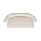 Banquette causeuse touffetée 51 (moderne, avec accoudoirs encastrés)