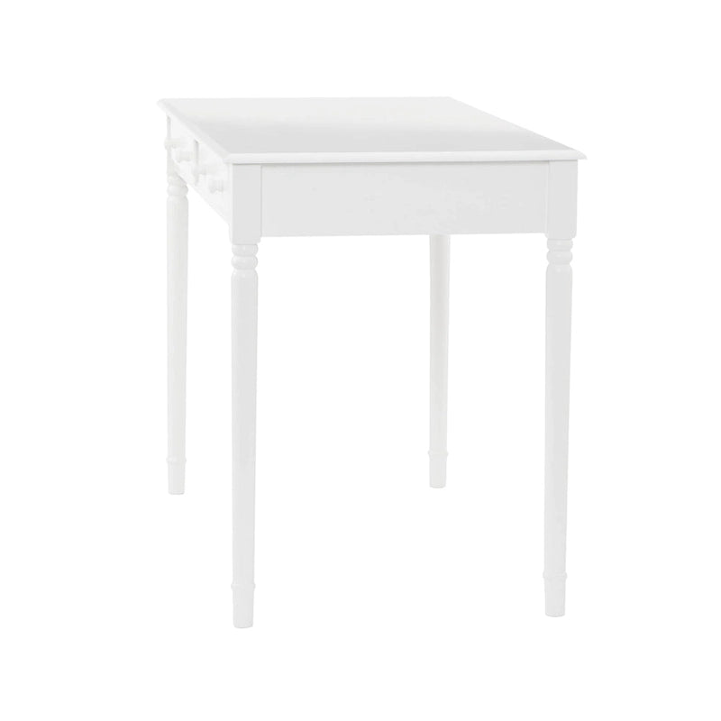 Meuble bureau 2 tiroirs blanc