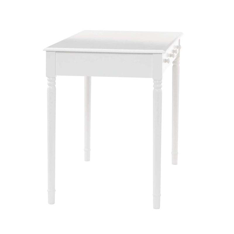Meuble bureau 2 tiroirs blanc