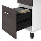 Bureau d'angle assis-debout 3 positions 72W