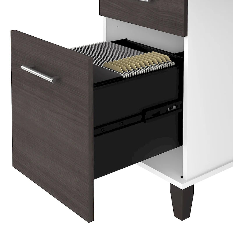 Bureau d'angle assis-debout 3 positions 72W