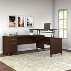Bureau d'angle assis-debout 3 positions 72W