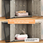 Cache-litière moderne double couche pour chat, cache-litière pour chat