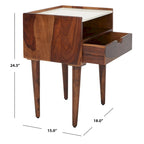 Table de chevet moderne à 1 tiroir