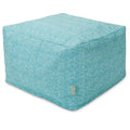Pouf ottoman d'intérieur et d'extérieur style sud-ouest 68,5 cm L x 68,5 cm l x 43 cm H