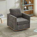 Fauteuil pivotant de style Mid-Century Modern, fauteuil pivotant à 360 degrés pour salon, chambre à coucher