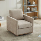 Fauteuil pivotant de style Mid-Century Modern, fauteuil pivotant à 360 degrés pour salon, chambre à coucher