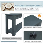 Console/Table de canapé avec tiroirs de rangement et étagère inférieure
