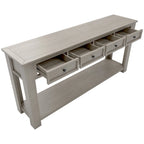 Console/Table de canapé avec tiroirs de rangement et étagère inférieure