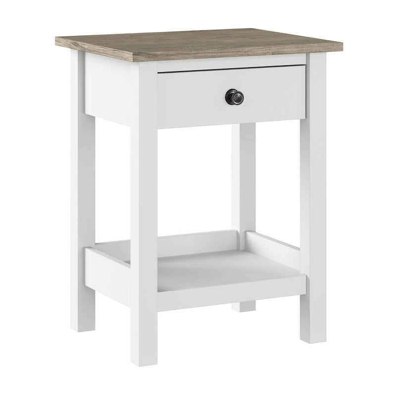 Table d'appoint de salon de ferme.