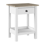 Table d'appoint de salon de ferme.
