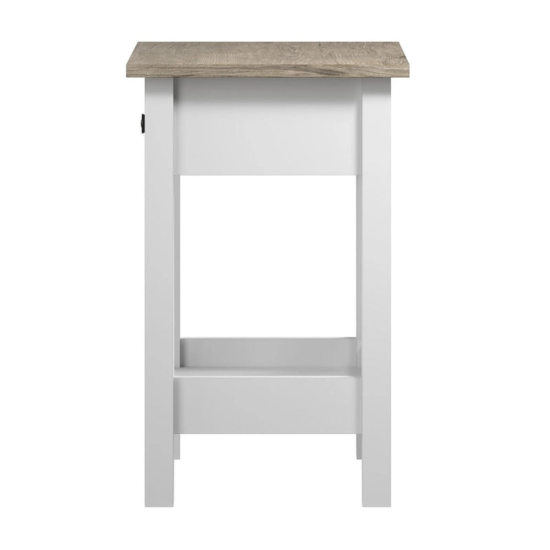 Table d'appoint de salon de ferme.