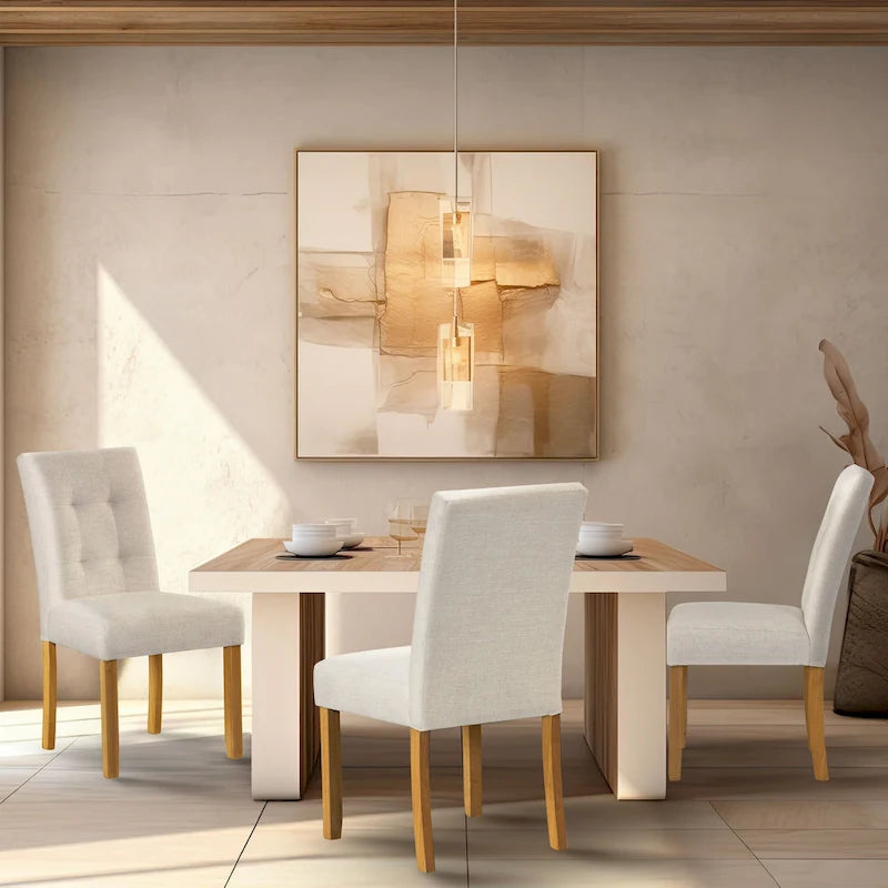 HomePop Tufted Back Dining Chair - Set of 2