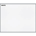 Bahut à trois portes au fini grain de bois blanc, meuble de rangement contemporain